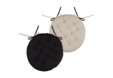 Galette de chaise Duo ronde