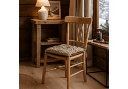 Galette de chaise Cosylife taupe
