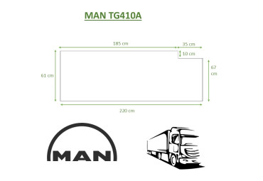 COCORIVAN Matelas cabine pour MAN TG410A