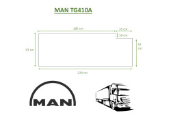 COCORIVAN Matelas cabine pour MAN TG410A