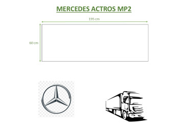 COCORIVAN Matelas cabine pour MERCEDES ACTROS MP2