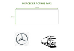 COCORIVAN Matelas cabine pour MERCEDES ACTROS MP2