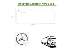 COCORIVAN Matelas cabine pour MERCEDES ACTROS MP4 250 FH