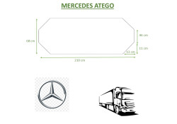 COCORIVAN Matelas cabine pour MERCEDES ATEGO