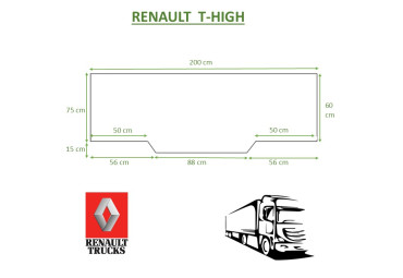 COCORIVAN Matelas cabine pour RENAULT T-HIGH
