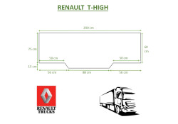 COCORIVAN Matelas cabine pour RENAULT T-HIGH