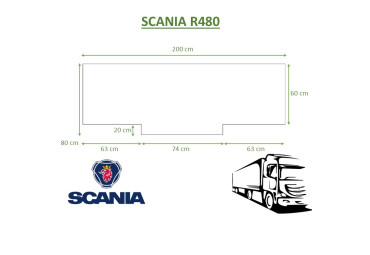 COCORIVAN Matelas cabine pour SCANIA R480