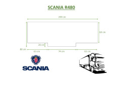 COCORIVAN Matelas cabine pour SCANIA R480