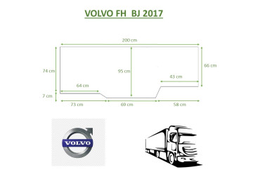 COCORIVAN Matelas cabine pour VOLVO FH BJ 2017