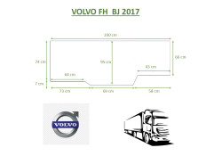 COCORIVAN Matelas cabine pour VOLVO FH BJ 2017
