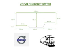 COCORIVAN Matelas cabine pour VOLVO FH GLOBETROTTER