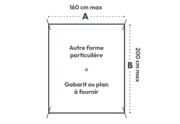 COCORIVAN Matelas Mémory camping-car mousse à mémoire de forme épaisseur 10, 12, 14 ou 20 cm