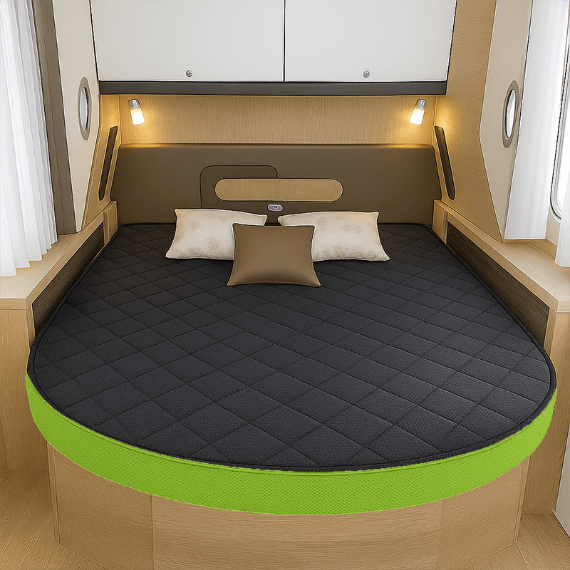 COCORIVAN Matelas Airflex pour camping-car mousse haute résilience épaisseur 10, 12, 14 ou 18 cm