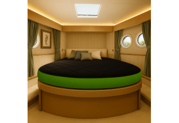 COCORIVAN Matelas Ergolattex bateau mousse haute résilience épaisseur 12, 14, 18 ou 20 cm