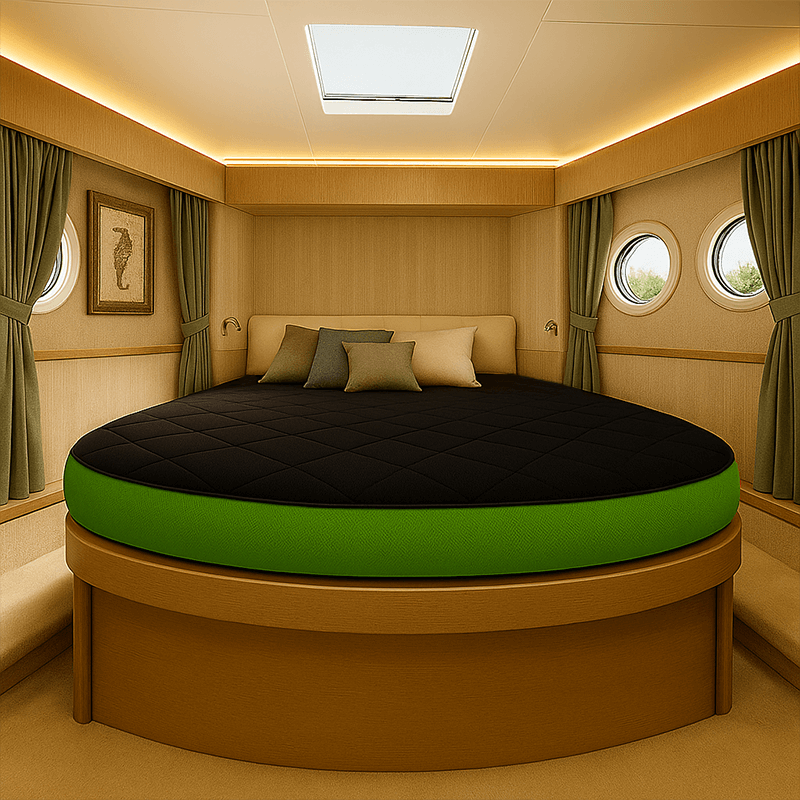 COCORIVAN Matelas Ergolattex bateau mousse haute résilience épaisseur 12, 14, 18 ou 20 cm