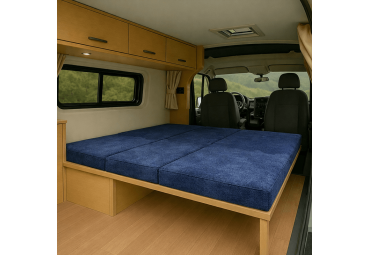 Matelas déco pour lit peigne 3 parties Odin