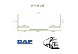 Matelas cabine pour DAF XF 105