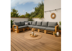Salon de jardin asymétrique...