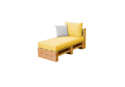 Chaise longue en palette