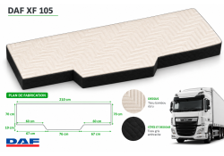 Matelas cabine pour DAF XF 105