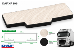 Matelas cabine pour DAF XF 106