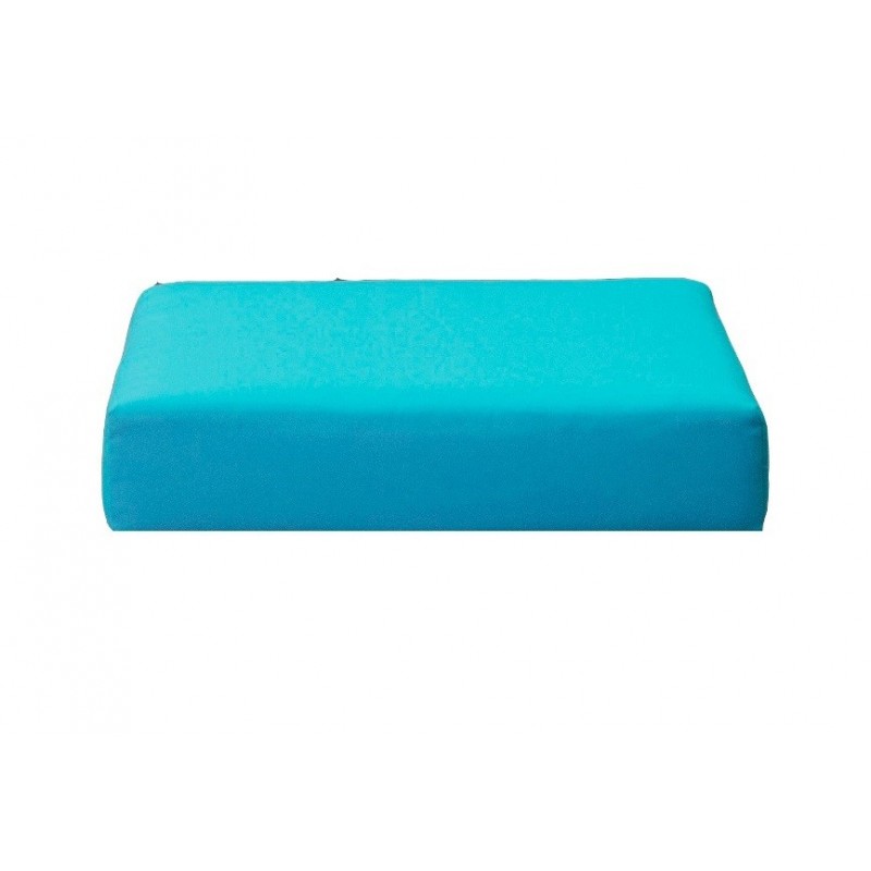 Coussin 140 x 80 x 8 déperlant TURQUOISE Coussin 140 x 80 x 8 déperlant TURQUOISE