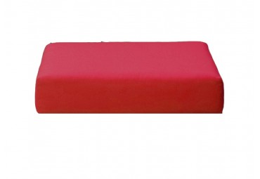 Coussin 110 x 60 x 12 microfibre ROUGE