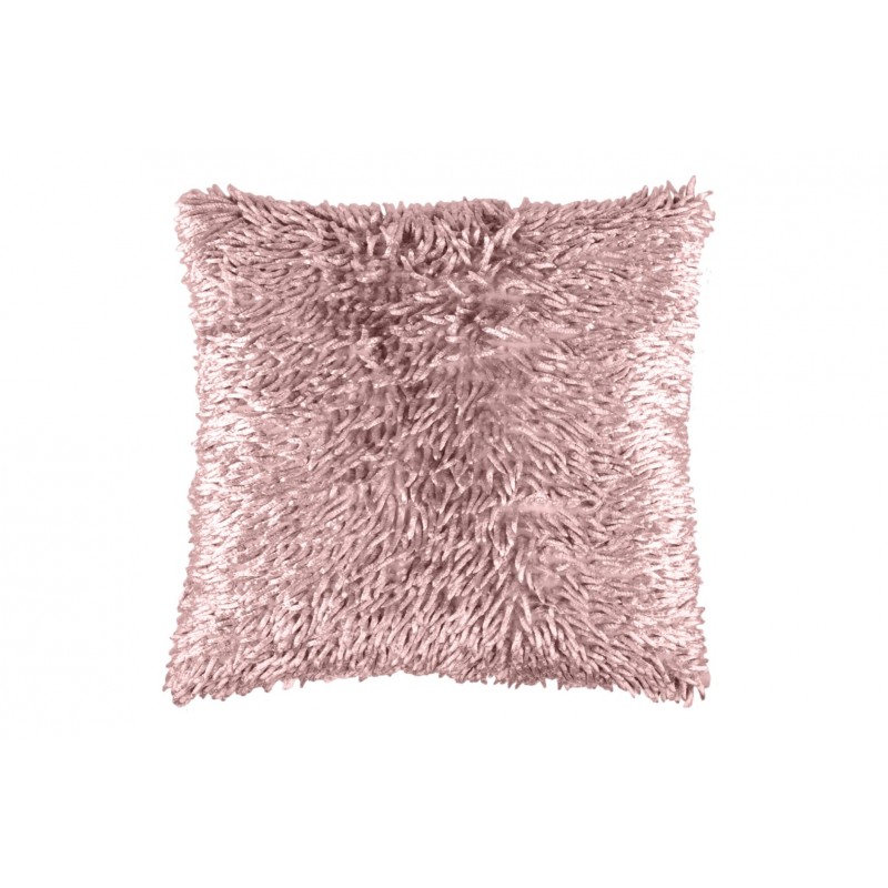 Coussin SHAGGY rose