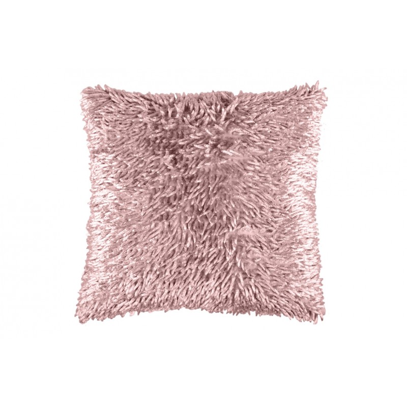Coussin SHAGGY rose