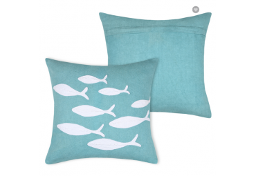Coussin ATLANTIDE TURQUOISE