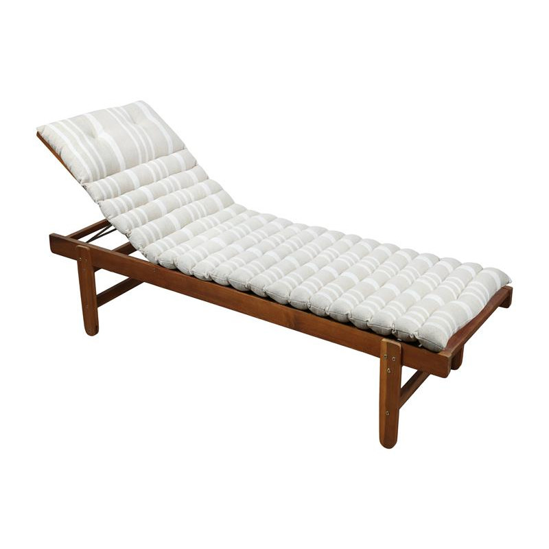 Coussin de bain de soleil MANDUEL blanc