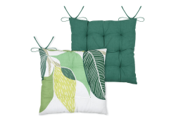 Galette de chaise Zira verte