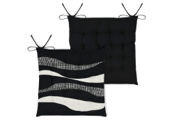Galette de chaise Peter noir