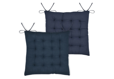 Galette de chaise Coline marine