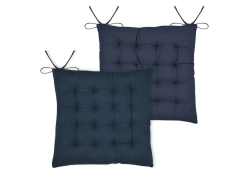 Galette de chaise Coline marine