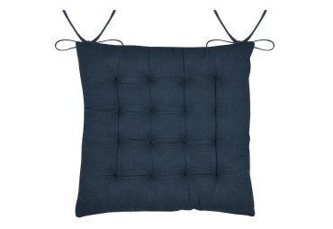 Galette de chaise Coline marine