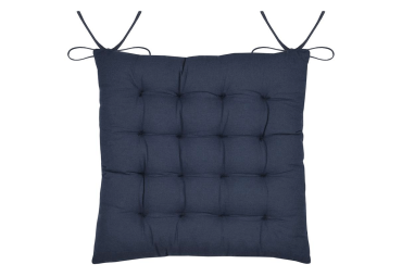 Galette de chaise Coline marine