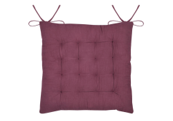 Galette de chaise Coline pourpre