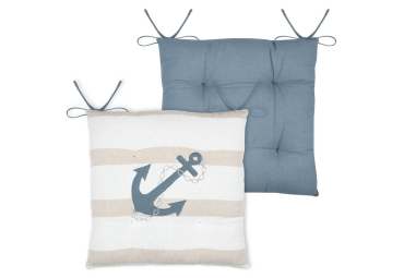Galette de chaise Nautical