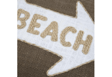Coussin Arcachon taupe