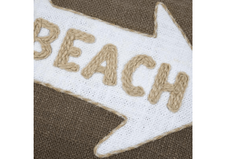 Coussin Arcachon taupe