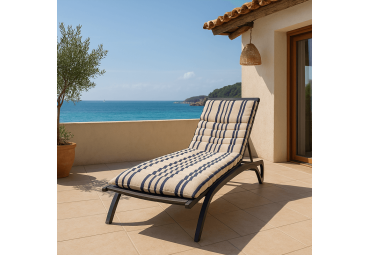 Coussin de bain de soleil MANDUEL bleu