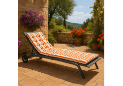 Coussin de bain de soleil MANDUEL orange
