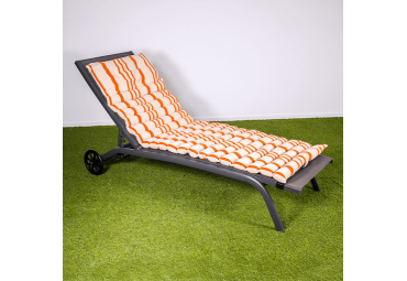 Coussin de bain de soleil MANDUEL orange