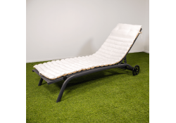 Coussin de bain de soleil DUO blanc lin