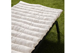 Coussin de bain de soleil DUO blanc lin
