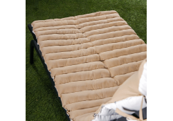 Coussin de bain de soleil DUO blanc lin