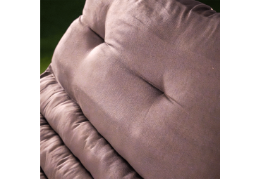 Coussin de bain de soleil DUO gris perle