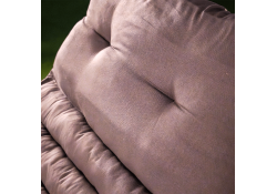 Coussin de bain de soleil DUO gris perle