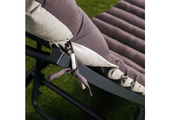 Coussin de bain de soleil DUO gris perle